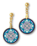 Celtic Angels Pendant and Earrings - handcrafted by Hermit Studios