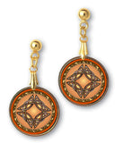 Celtic Knot Sun Pendant and Earrings - handcrafted by Hermit Studios