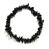 Healing Gemstone Chip Bracelets with Lava Stone Charm  - wide variety