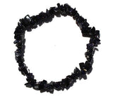 Healing Gemstone Chip Bracelets with Lava Stone Charm  - wide variety