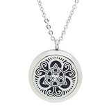 Celtic Trinity Knot Design Aromatherapy Diffuser Necklace - Free Chain