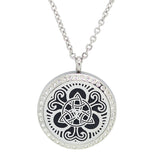 Celtic Trinity Knot Design Aromatherapy Diffuser Necklace - Free Chain