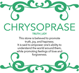 Chrysoprase Lava Diffuser Bracelet - Gift Idea