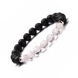 Geometric Gemstone and  Lava Healing Aroma Diffuser Bracelets - LIMITED EDITION