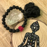 Kid's Little Elephant and Lava Stone Aroma Diffuser Bracelet