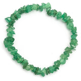 Healing Gemstone Chip Bracelets with Lava Stone Charm  - wide variety