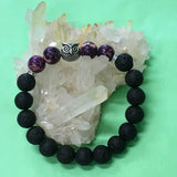 Sea Sediment Jasper Gemstone, Owl and Lava Healing Aroma Diffuser Bracelets - 5 Colours