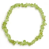 Healing Gemstone Chip Bracelets with Lava Stone Charm  - wide variety
