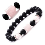 Buddha, Gemstone and Lava Healing Aroma Diffuser Bracelet - LIMITED EDITION