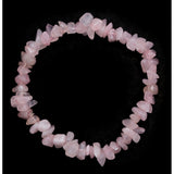 Healing Gemstone Chip Bracelets with Lava Stone Charm  - wide variety