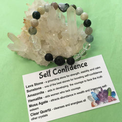 Self Confidence Healing Crystal Gemstone Bracelet