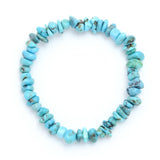 Healing Gemstone Chip Bracelets with Lava Stone Charm  - wide variety