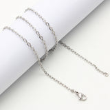Flower of Life Design Aromatherapy Diffuser Necklace - Silver - Free Chain